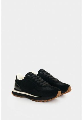 Tenis En Cuero Pelo Y Folia Para Mujer Sahara Tenis En Cuero Pelo Y Folia Para Mujer Sahara Negro 40 VÉLEZ