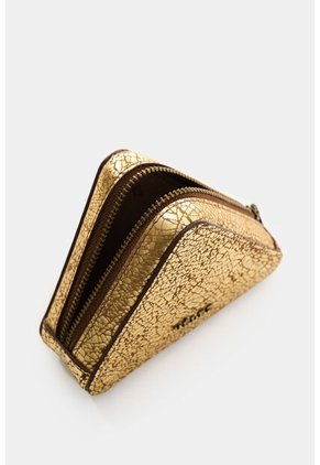 Monedero Laila En Cuero Folia Para Mujer Monedero Laila En Cuero Folia Para Mujer Dorado VÉLEZ