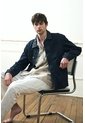 Chaqueta Lerna En Denim Y Cuero Para Hombre Silueta Trucker Chaqueta Lerna En Denim Y Cuero Para Hombre Silueta Trucker Azul Oscuro S VÉLEZ de Vélez