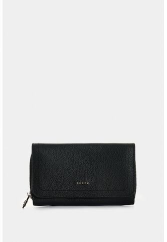 Billetera Palma De Cuero Para Mujer Amplia Capacidad Billetera Palma De Cuero Para Mujer Amplia Capacidad Negro VÉLEZ Vélez