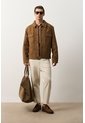 Chaqueta Zambeze De Gamuza Para Hombre Cuello Camisero Chaqueta Zambeze De Gamuza Para Hombre Cuello Camisero Tabaco S VÉLEZ de Vélez