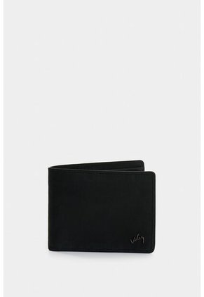 Billetera Terra De Cuero Para Hombre Interior Contraste Billetera Terra De Cuero Para Hombre Interior Contraste Negro VÉLEZ