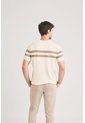 Camiseta Franjas 2 Tejida Para Hombre Manga Corta Camiseta Franjas 2 Tejida Para Hombre Manga Corta Arena XL VÉLEZ de Vélez