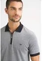 Polo Casual Algodón Para Hombre Cremallera Polo Casual Algodón Para Hombre Cremallera Negro L VÉLEZ de Vélez