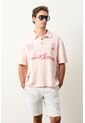 Polo Cropped En Algodón Para Hombre Primavera Polo Cropped En Algodón Para Hombre Primavera Rosado S VÉLEZ de Vélez