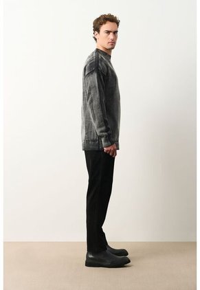 Sweater Oversized Tejido Para Hombre Nil Sweater Oversized Tejido Para Hombre Nil Negro S VÉLEZ