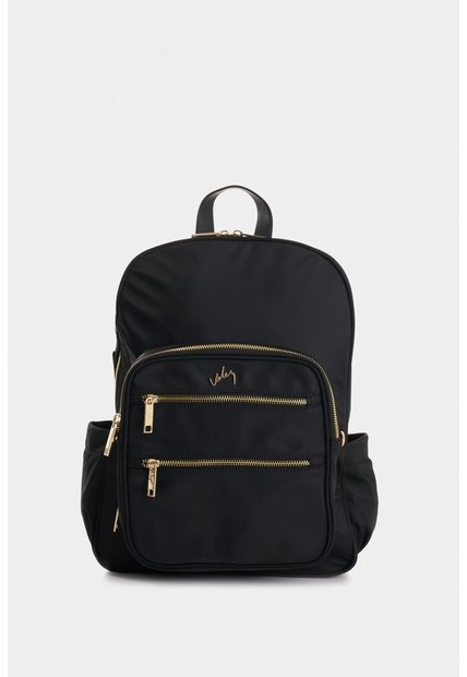 Morral Broni De Lona Para Mujer Versátil Morral Broni De Lona Para Mujer Versátil Negro VÉLEZ