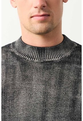 Sweater Oversized Tejido Para Hombre Nil Sweater Oversized Tejido Para Hombre Nil Negro S VÉLEZ