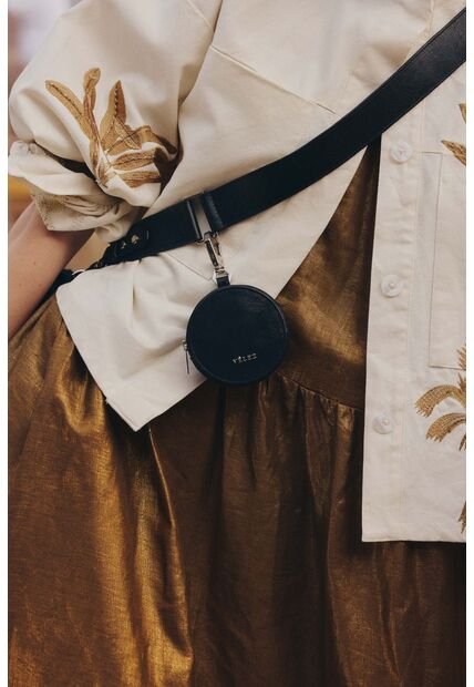 Monedero Baby De Cuero Para Mujer Versátil Monedero Baby De Cuero Para Mujer Versátil Negro VÉLEZ
