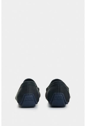 Mocasin De Cuero Para Hombre Arizona Mocasin De Cuero Para Hombre Arizona Azul Oscuro 44 VÉLEZ