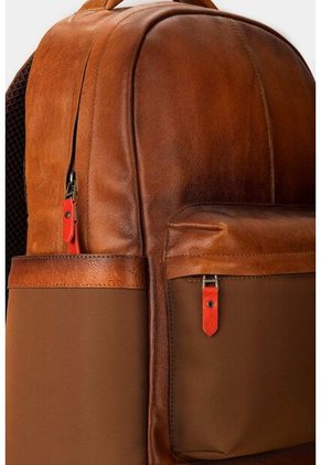 Morral Fagus 2.0 De Cuero Para Hombre Lona En Nylon Morral Fagus 2.0 De Cuero Para Hombre Lona En Nylon Miel VÉLEZ