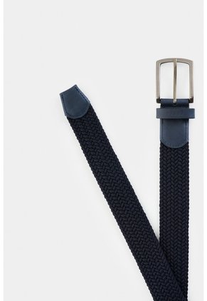 Cinturón Trenzado De Cuero Para Hombre Tyvi 2.0 Cinturón Trenzado De Cuero Para Hombre Tyvi 2.0 Azul Oscuro 44 VÉLEZ