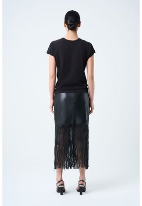 Camiseta Herencia Para Mujer Manga Ranglan Camiseta Herencia Para Mujer Manga Ranglan Negro XL VÉLEZ