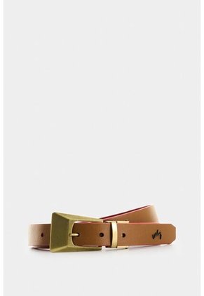 Cinturón Kiwa Doble Faz En Cuero Para Mujer Cinturón Kiwa Doble Faz En Cuero Para Mujer Miel XL VÉLEZ