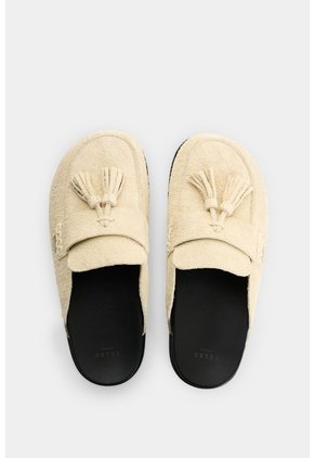 Suecos Tipo Mule En Cuero Para Mujer Tairu Suecos Tipo Mule En Cuero Para Mujer Tairu Crema 35 VÉLEZ