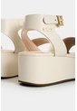 Sandalia Plataforma De Cuero Para Mujer Soren Sandalia Plataforma De Cuero Para Mujer Soren Beige 41 VÉLEZ de Vélez