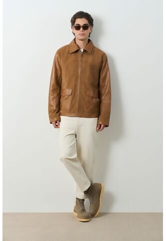 Chaqueta De Cuero Para Hombre Nila 2 Chaqueta De Cuero Para Hombre Nila 2 Miel S VÉLEZ Vélez