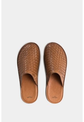 Slipper Tejido En Cuero Para Hombre Confort Slipper Tejido En Cuero Para Hombre Confort Miel 39 VÉLEZ