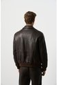Chaqueta Aviador De Cuero Para Hombre Nila Chaqueta Aviador De Cuero Para Hombre Nila Cafe XXL VÉLEZ de Vélez