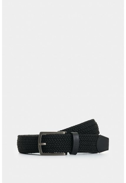 Cinturón Trenzado De Cuero Para Hombre Tyvi 2.0 Cinturón Trenzado De Cuero Para Hombre Tyvi 2.0 Negro 44 VÉLEZ