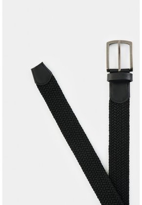 Cinturón Trenzado De Cuero Para Hombre Tyvi 2.0 Cinturón Trenzado De Cuero Para Hombre Tyvi 2.0 Negro 44 VÉLEZ