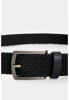 Cinturón Trenzado De Cuero Para Hombre Tyvi 2.0 Cinturón Trenzado De Cuero Para Hombre Tyvi 2.0 Negro 44 VÉLEZ