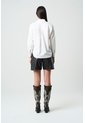Camisa Manga Larga Basic En Tejido Plano Para Mujer Detalle Millaré Camisa Manga Larga Basic En Tejido Plano Para Mujer Detalle Millaré Blanco M VÉLEZ de Vélez