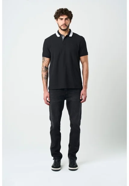 Jean Capri Semi Fitted Para Hombre Black Denim Jean Capri Semi Fitted Para Hombre Black Denim Negro 38 VÉLEZ