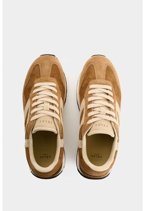 Tenis De Cuero Carnaza Para Mujer Sahara Tenis De Cuero Carnaza Para Mujer Sahara Miel 40 VÉLEZ