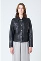 Chaqueta Kalaha De Cuero Para Mujer Silueta Trucker Chaqueta Kalaha De Cuero Para Mujer Silueta Trucker Negro XXL VÉLEZ de Vélez