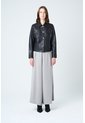 Chaqueta Kalaha De Cuero Para Mujer Silueta Trucker Chaqueta Kalaha De Cuero Para Mujer Silueta Trucker Negro XXL VÉLEZ de Vélez