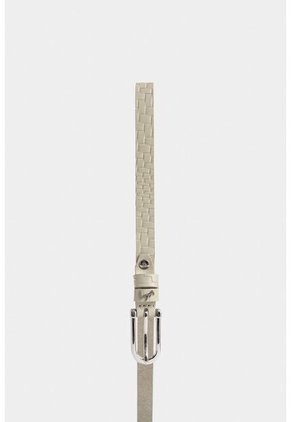 Cinturón Unifaz Mora De Cuero Para Mujer Placa Trenza Cinturón Unifaz Mora De Cuero Para Mujer Placa Trenza Blanco M VÉLEZ