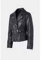 Chaqueta Biker Island De Cuero Para Mujer Fit Ajustado Chaqueta Biker Island De Cuero Para Mujer Fit Ajustado Negro XXL VÉLEZ de Vélez
