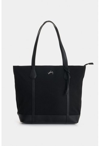Shopping Dune En Lona Y Cuero Para Mujer Accesorio Cuero Shopping Dune En Lona Y Cuero Para Mujer Accesorio Cuero Negro VÉLEZ Vélez