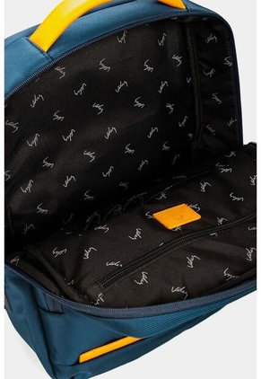 Morral Ginger En Lona Impermeable Para Hombre Detalles En Cuero Morral Ginger En Lona Impermeable Para Hombre Detalles En Cuero Azul Oscuro VÉLEZ