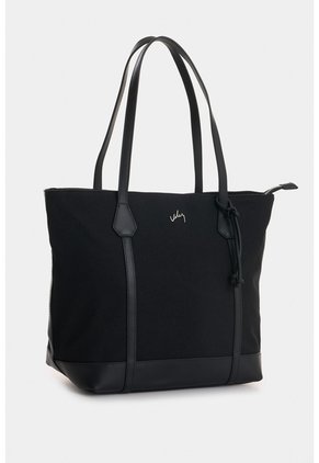 Shopping Dune En Lona Y Cuero Para Mujer Accesorio Cuero Shopping Dune En Lona Y Cuero Para Mujer Accesorio Cuero Negro VÉLEZ