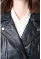 Chaqueta Biker Island De Cuero Para Mujer Fit Ajustado Chaqueta Biker Island De Cuero Para Mujer Fit Ajustado Negro XXL VÉLEZ de Vélez