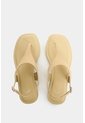 Sandalia Plana En Cuero Para Mujer Cienaga Sandalia Plana En Cuero Para Mujer Cienaga Crema 34 VÉLEZ de Vélez