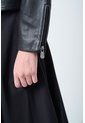 Chaqueta Biker Island De Cuero Para Mujer Fit Ajustado Chaqueta Biker Island De Cuero Para Mujer Fit Ajustado Negro XXL VÉLEZ de Vélez