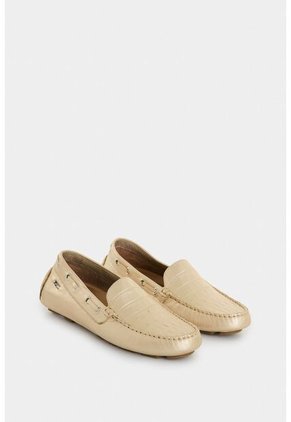 Mocasines Calcedonia 2.0 De Cuero Folia Para Mujer Cordón Mocasines Calcedonia 2.0 De Cuero Folia Para Mujer Cordón Dorado 39 VÉLEZ