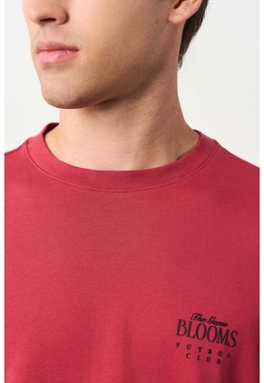 Camiseta Relaxed Fit Para Hombre Camiseta Relaxed Fit Para Hombre Rojo XS VÉLEZ