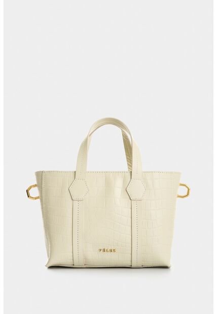 Manos Libres De Cuero Folia Para Mujer Nectaria Manos Libres De Cuero Folia Para Mujer Nectaria Blanco VÉLEZ