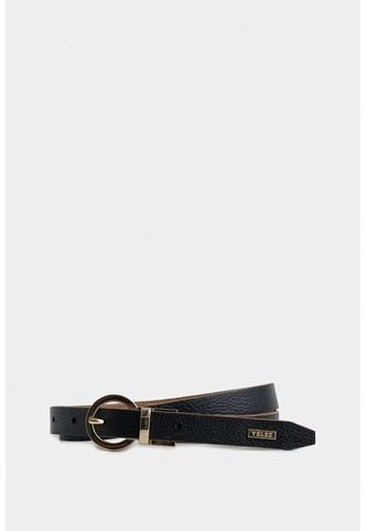 Cinturón Doble Faz Tulipan De Cuero Para Mujer Puntera Hexagonal Cinturón Doble Faz Tulipan De Cuero Para Mujer Puntera Hexagonal Negro M VÉLEZ Vélez