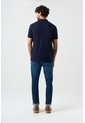 Polo Manga Corta Essential Para Hombre Textura Polo Manga Corta Essential Para Hombre Textura Azul Oscuro S VÉLEZ de Vélez