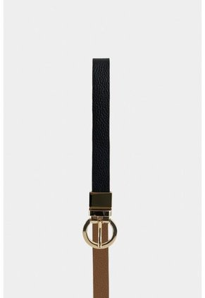 Cinturón Doble Faz Tulipan De Cuero Para Mujer Puntera Hexagonal Cinturón Doble Faz Tulipan De Cuero Para Mujer Puntera Hexagonal Negro M VÉLEZ