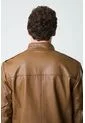 Chaqueta Bosa De Cuero Para Hombre Fit Semi Holgado Chaqueta Bosa De Cuero Para Hombre Fit Semi Holgado Miel XXL VÉLEZ de Vélez