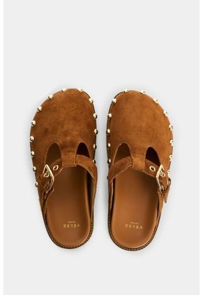 Mule De Cuero Para Mujer Cove Mule De Cuero Para Mujer Cove Miel 39 VÉLEZ