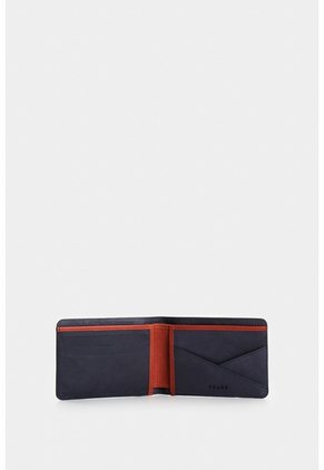Billetera Oasis De Cuero Para Hombre Detalle Contraste Billetera Oasis De Cuero Para Hombre Detalle Contraste Azul Oscuro VÉLEZ