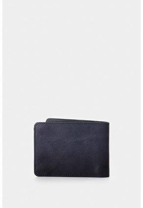 Billetera Oasis De Cuero Para Hombre Detalle Contraste Billetera Oasis De Cuero Para Hombre Detalle Contraste Azul Oscuro VÉLEZ