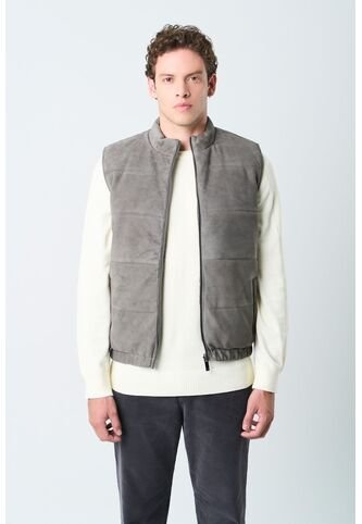 Chaleco Sika De Cuero Para Hombre Doble Faz Chaleco Sika De Cuero Para Hombre Doble Faz Gris XL VÉLEZ Vélez